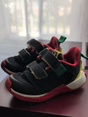 Lego Black, Red and Green Kids Velcro Sneakers